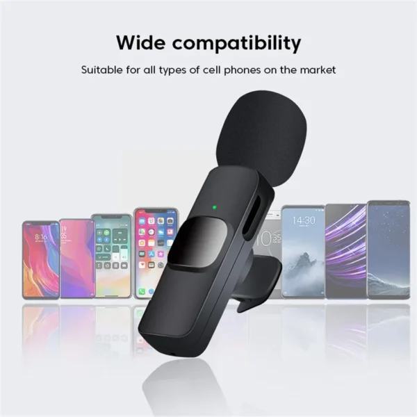 K9 Bluetooth wireless microphone portable, audio, video, static, suitable for iPhone outdoor live streaming gaming phone Type-c - Image 17