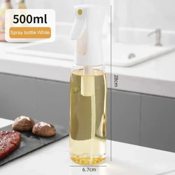 1Pc 200/300/500 ML Oil Spray Pot Kitchen Household Edible Olive Oil Spray Bottle Atomized Misty Oil Tank Air Fryer Spray Bottle - Image 10