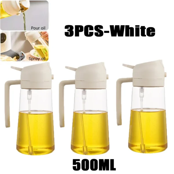 200/300/500ml Oil Spray Bottle BBQ Cooking Olive Oil Sprayer Kitchen Baking Oil Spray Empty Bottle Vinegar Bottle oil brush - Image 16
