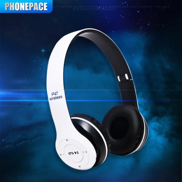 Stereo P47 Headset 5.0 Bluetooth Headset Folding Series Wireless Sports Game Headset for iPhone XiaoMi - Image 4