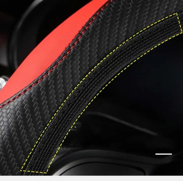 Non-inner-ring Automobile Steering Wheel Cover Leather Four Seasons for Spring Summer Autumn Winter for Men and Women - Image 14