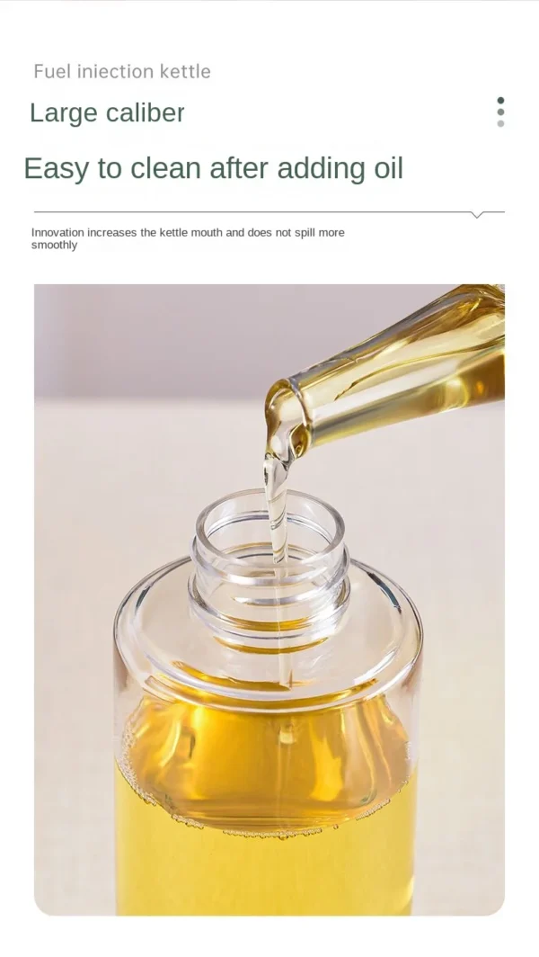 1Pc 200/300/500 ML Oil Spray Pot Kitchen Household Edible Olive Oil Spray Bottle Atomized Misty Oil Tank Air Fryer Spray Bottle - Image 25