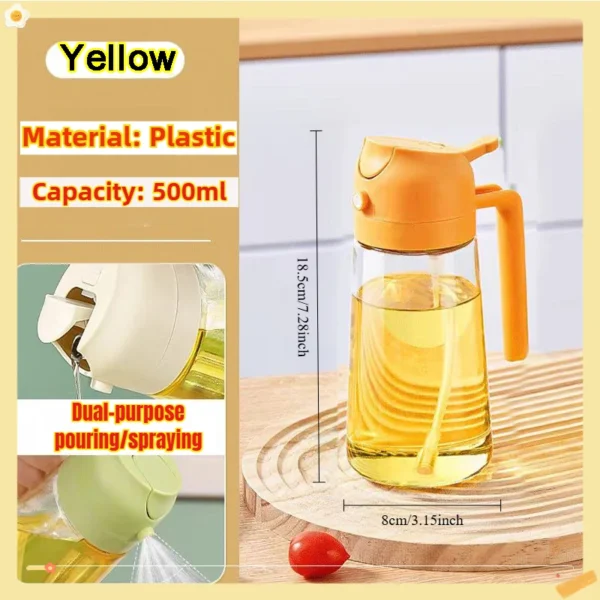 200/300/500ml Oil Spray Bottle BBQ Cooking Olive Oil Sprayer Kitchen Baking Oil Spray Empty Bottle Vinegar Bottle oil brush - Image 15