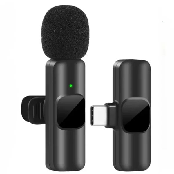 K9 Bluetooth wireless microphone portable, audio, video, static, suitable for iPhone outdoor live streaming gaming phone Type-c - Image 8