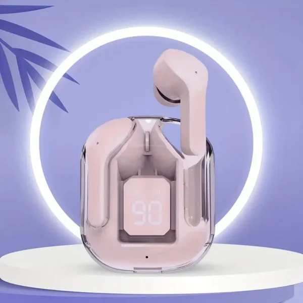 Original T2 Wireless Bluetooth Earphone Transparent HIFI Headphones LED Power Digital Display Stereo Sound Earphones for Xiaomi - Image 7
