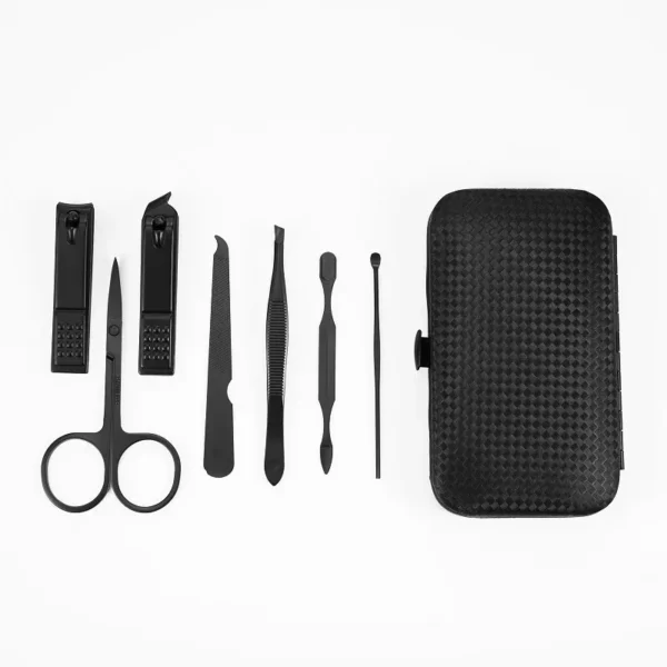 7/10/12/18/20/24PCS Set Professional Manicure Set Kits Stainless Steel Fingernail Toenail Clippers Set with Leather Portable - Image 5