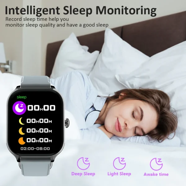 LAXASFIT H9 and H6 Smartwatch Dial to Answer Calls Calorie Tracking Heart Rate Blood Oxygen Monitoring Bluetooth Smart Watch - Image 16