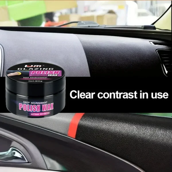 Universal Leather and Plastic Repair Polishing Wax - Automotive interior reconditioning cream for leather/plastic/rubber care - Image 9