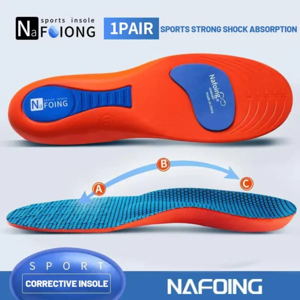 Sport Orthopedic Insoles for Feet Men Women EVA Breathable Shock Absorption Shoes Insole for Running Basketball Sport Care Pads - Image 7
