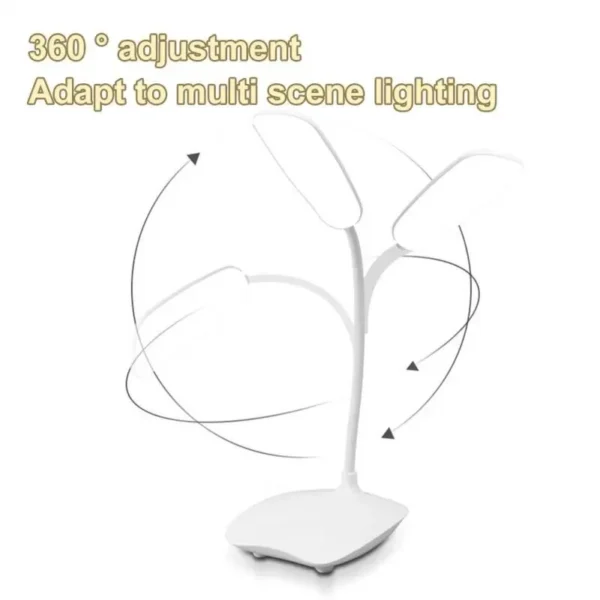 LED Desktop Desk Lamp USB Rechargeable Lighting Eye Protection Room Night Light Bedroom Bedside Student Reading Lamp - Image 4