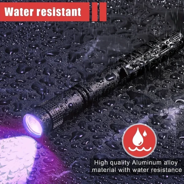 UV Flashlight 395nm Ultraviolet Torch With Pen Clip Portable AAA Batteries Used Violet Light Pet Urine Scorpion Detector UV Lamp - Image 16