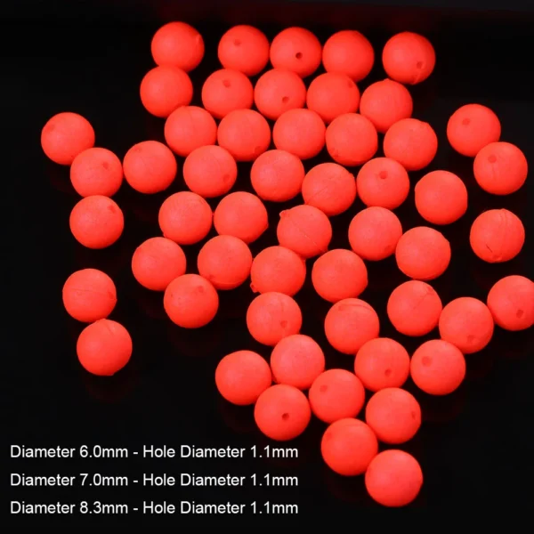 50pcs EVA Foam Fishing Float Hard Balls Buoyancy Ball Float Gear Fish Float Outdoor Fishing Accessories - Image 6