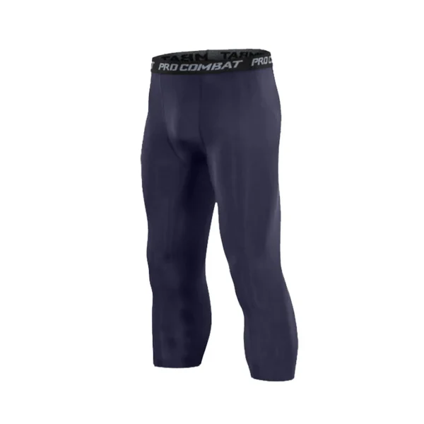 Mens Compression Pants Tights Cool Dry Leggings Sports Baselayer Running Tights Athletic Workout Active Shorts - Image 11
